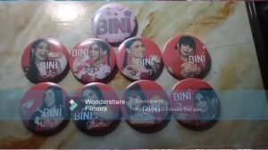 bini button pins jollibee