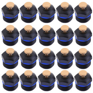 20pcs 1/2 หัวฉีดน้ำขนาดเล็กที่ปรับได้ดีขึ้นหัวฉีดน้ำพลาสติกเกษตรกรรมประหยัดน้ำพกพาสำหรับสนามหญ้าอุตสาหกรรม