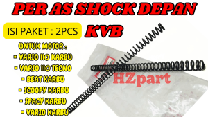 PER AS SHOCK DEPAN ISI 2PCS KODE-KVB HONDA AHM BERKUALITAS ASLI ORIGINAL 100% BERGARANSI 1BULAN ORI.