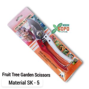 Alat Bonsai dan Berkebun Gunting Dahan Import SK 5 Gagang Besi Merah Putih