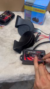Nhại còi MITSUBA 25 bài. Nhại còi hơi còi điện 12/24v dùng chung
