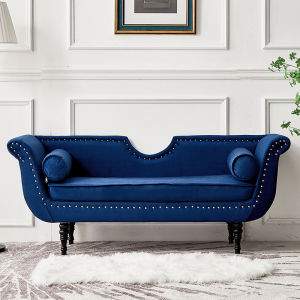 Tailstock Sofa Stool American Style Shoe Changing Stool Bed European Style Fabric Sofa Bedroom Bed Front Bedside Stool Cloakroom Bench