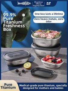 Misanbroo | Pure Titanium Airtight Food Storage Box