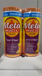 SUNPLAN.PH MetaMucil Psyllium Supplement 4in1 Fiber (Real Sugar & Sugar Free) BestBefore: 06/2027