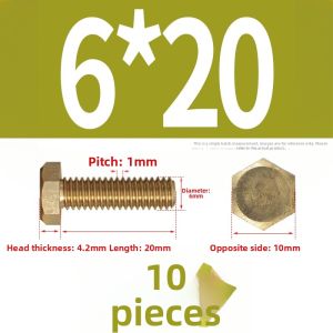 OPPU | Brass Hexagon Head Screws