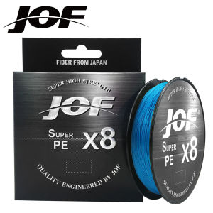 JOF 150M 300M 500M 8 Strands 12-100LB PE Braided Fishing Wire Multifilament Super Strong Fishing Line Japan Multicolor