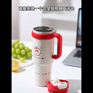 Tumbler Stainless Steel Vacuum 1000ml - Botol Minum Portabel Tahan Panas/Dingin Termos Luar Ruangan