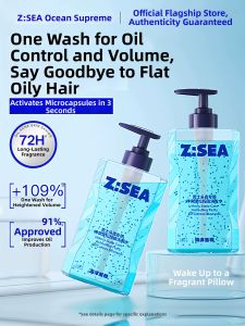 Z:SEA | Oil Control Volume Shampoo for Men Anti-Dandruff Itchy Scalp Relief Shower Set