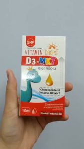 Vitamin D3 K2-Mk7 Drops vitamin nhập khẩu Đức giúp hấp thụ canxi hỗ trợ phát triển hệ xương 10ml