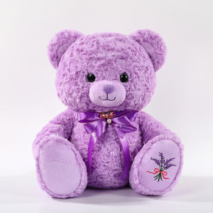 GUAIBUDIAN | Lavender Purple Teddy Bear Stuffed Toy