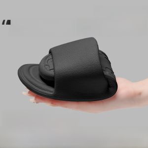 Foldable Travel Slippers Womens Portable Disposable Business Trip Hotel Travel Bath Non-Slip Airplane Sandals Outwear