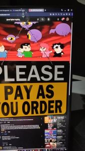 PLEASE PAY AS YOU ORDER SIGNAGE A4 Size