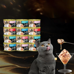 Sheba | High-Meat Wet Cat Food Hydration Rich Broth 12 Cans