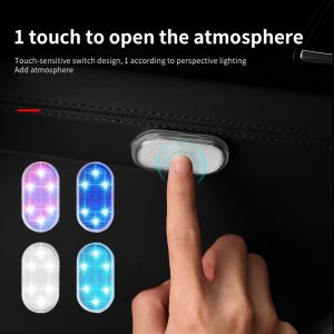 โคมไฟ LED ไร้สาย แม่เหล็ก สําหรับติดเพดานรถยนต์