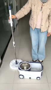 Goldstar Upgrade Mop for Floor Cleaning Spin Mop with Thicken Bucket 360° Tornado Original Heavy Duty Big Mop With Spinner Wet And Dry