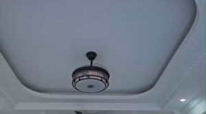 Mẫu mới: Quạt trần giấu cánh có đèn trang trí có điều khiển từ xa 6 tốc độ động cơ DC tiết kiệm điện