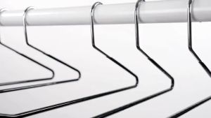 5/10Pcs Set Seamless Z Shape Hanger Non Slip Metal Rack For Pant Trouser Slacks Jeans Skirt Wardrobe LA