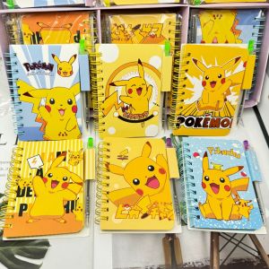 Kawaii Pokemon Pikachu Diary Notebook Cartoon School Stationery Portable Coil Book Office Supplies Holiday Gift for Kids