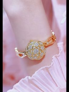 ĐỒNG HỒ NỮ ANBSHOP AUTH BS BEE SISTER FA1810 LẮC TAY MẶT HÌNH BÔNG HOA - SIZE 26MM