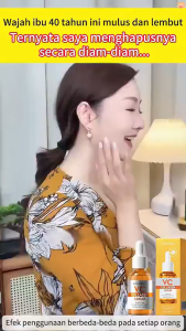 Serum Collagen 30ML Serum flek hitam membandel Vitamin C Collagen Serum BPOM Serum malam pencerah wajah Serum mencerahkan wajah dan glowing Penghilang flek hitam di wajah Pemutih Anti Penuaan Anti Kerut Untuk Kering dan Kusam