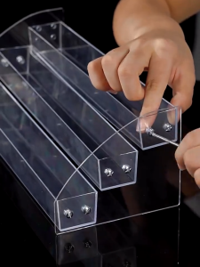 Essential Oils Storage Nail Display Rack Figure Stand Lipstick Shelf Acrylic Organizer for Perfume