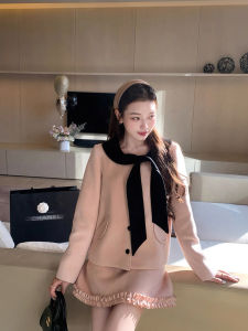 CHOUXIE | Korean Style Summer Wear Linen Outerwear and Skirt Set