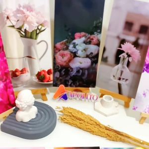 APOLITO HIASAN DINDING BUNGA PEONY AESTHETIC (15X30 CM)