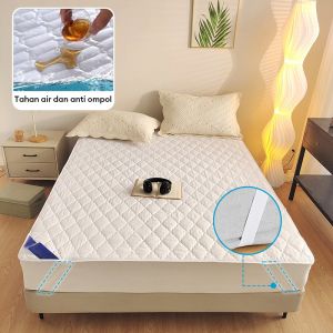 CUTEHOME Penutup Pelindung Kasur Anti Air dan Anti Kencing Ukuran 90/120/160/180x200cm