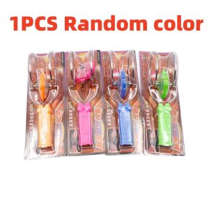 Cute Hand Cranked Inertia Rotation Magic Flying Gyroscope Glowing Magnetic Track Kids Puzzle Stress Relief Educational Toy Gifts
