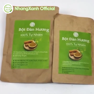Bột Đàn Hương Ấn Độ Nhang Xanh Hộp 100g – Nguyên Chất Tự Nhiên Thơm Gỗ – Xông Nhà Tẩy Uế Thờ Cúng