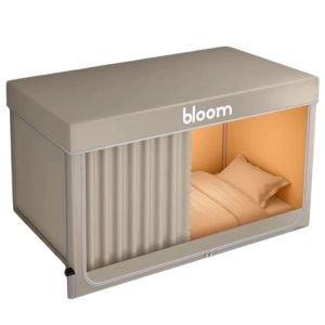 KAMONI | Light Blocking Mosquito Netted Bed Curtain Single Upper and Lower Bunk Compatible