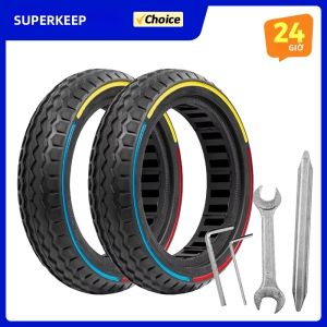 Lốp Đặc 8.5x2.0 Cho Xe Tay Ga Điện Xiaomi M365/1S/Pro/Pro2/Mi3/Mi4 Lite Bền Bỉ Kiểu Tổ Ong Bánh Trước Sau