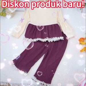 Setelan 3IN1 Anak Perempuan Usia 2-5 Tahun Model Korean Style | One Set Kemeja Lengan Panjang Full Kancing Model Krah Rempel | Rompi Corduroy Kancing Aktif Variasi Saku Depan | Celana Panjang Corduroy Saku Aktif Trendy | Laz COD Bayar Di Tempat | Jc
