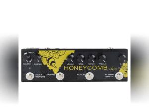 IRIN | Caline CP-48 Honey Comb Multi-effects Pedal Guitar Effect Pedal Digital Guitar Chorus Delay Reverb Equalizer Pedal Guitar Parts