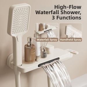 Cold & Hot Water Shower Bathtub Faucet Wall Mounted