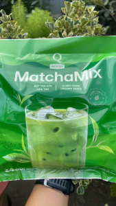 Matcha trà sữa hòa tan matcha mix trần quang NUAN uống liền thùng 10kg x 21 bịch x (24 gói x 20g)