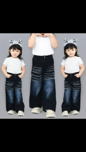 BY OBIE jeans cutbray korea anak perempuan umur 1-17 tahun
