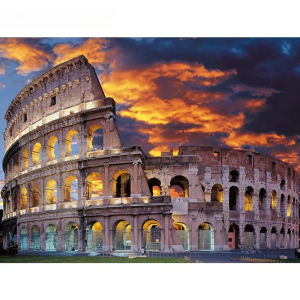 500/1000/1200/2000PCS Jigsaw Puzzle Colosseum Rome Italy Ancient Building Landscape For Adults Family Fun Brain Teaser Gift