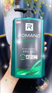Dầu Gội Romano Classic 650g Cho Nam – Làm Sạch Tóc Và Da Đầu Hương Thơm Nam Tính