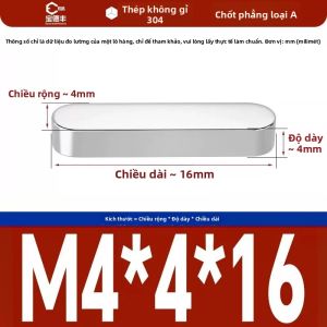 BAODEFENG | Chốt Vuông Góc Tròn Thép Không Gỉ 304 GB1096