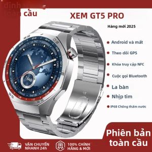 Đồng Hồ Thông Minh DT5pro 2025 Android iOS 4GB Bộ Nhớ Lớn Định Vị GPS Nghe Nhạc MP3/MP4 Theo Dõi Thể Thao Theo Dõi Sức Khỏe Đo Nhịp Tim
