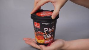 [LY LẺ] - VIFON - Mì ly trộn khô Vifon 2 vị: Cua sốt me Tôm cháy tỏi mì Vifon ly trộn mì ly trộn Vifon ăn liền (75g/ly)