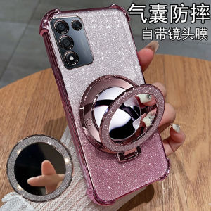 Oppo K10 Vitality Edition Phone Case Silicone Protective Cover Full Protection for 5G Lens Anti-Fall Transparent Soft Shell with Stand