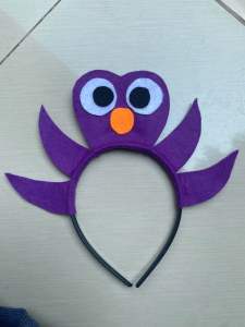 Bando Bandana Unik Bisa Request Karakter Hewan Lucu Mahkota