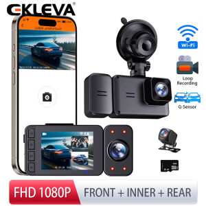 EKLEVA Car DVR Dash Cam WiFi HD1080P Wide Angle G-sensor Dashboard Camera Parking Monitor Loop Video Recorder Night Vision Black Box