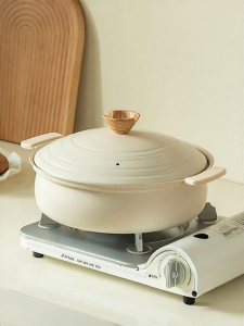 onlycook | Duel-handle Soup Pot Compatible with Induction Cooker for Hotpot