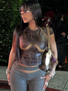 Weird Puss Mesh Patchwork Crop Tops Women Fashion Print o-Neck Sleeveless Skinny Stretch Hot Girls Street Fashion Wild T-Shirts