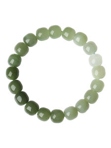 QINBAOSHUIJING | Natural Turquoise Jade Bracelet for Women