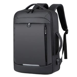 17 Inch Business Laptop Backpack Waterproof Notebook For Men School Book Bag Expandable Multifunction USB Charging Man Backpacks