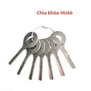 Bộ Dụng Cụ Mở Khóa VAG HU66 Laser Track Jiggler 7 Món Dụng Cụ Thợ Khóa Không Kim Loại Cầm Tay Dùng Để Tháo Lắp